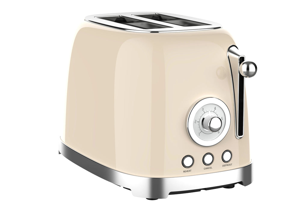 Coffee machine home appliance set retro toaster stainless steel electric coffee machine and toaster set