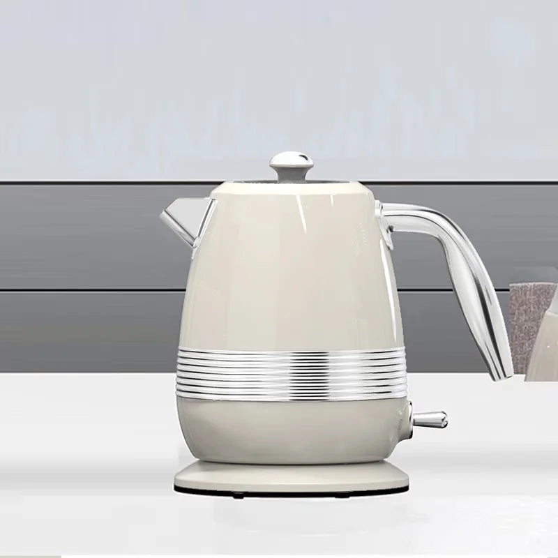 Vintage Toaster and Kettle Kitchenware Set Coffee Machine Stainless Steel Electric Kettle and Toaster Set