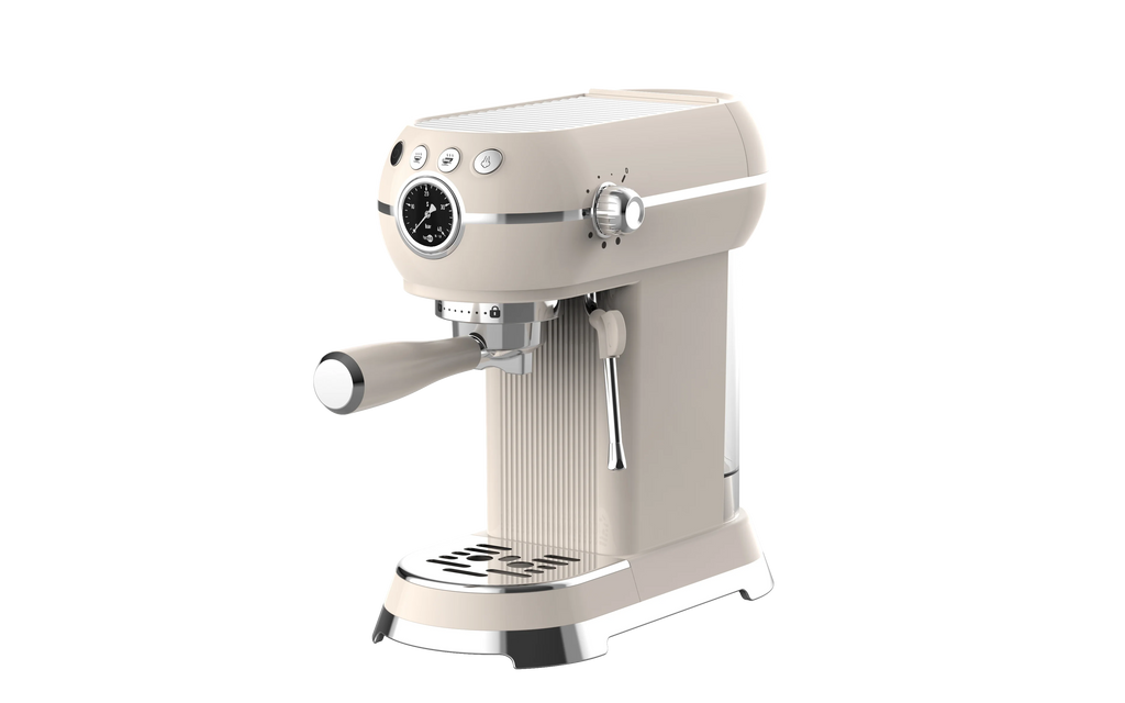 Coffee machine home appliance set retro toaster stainless steel electric coffee machine and toaster set