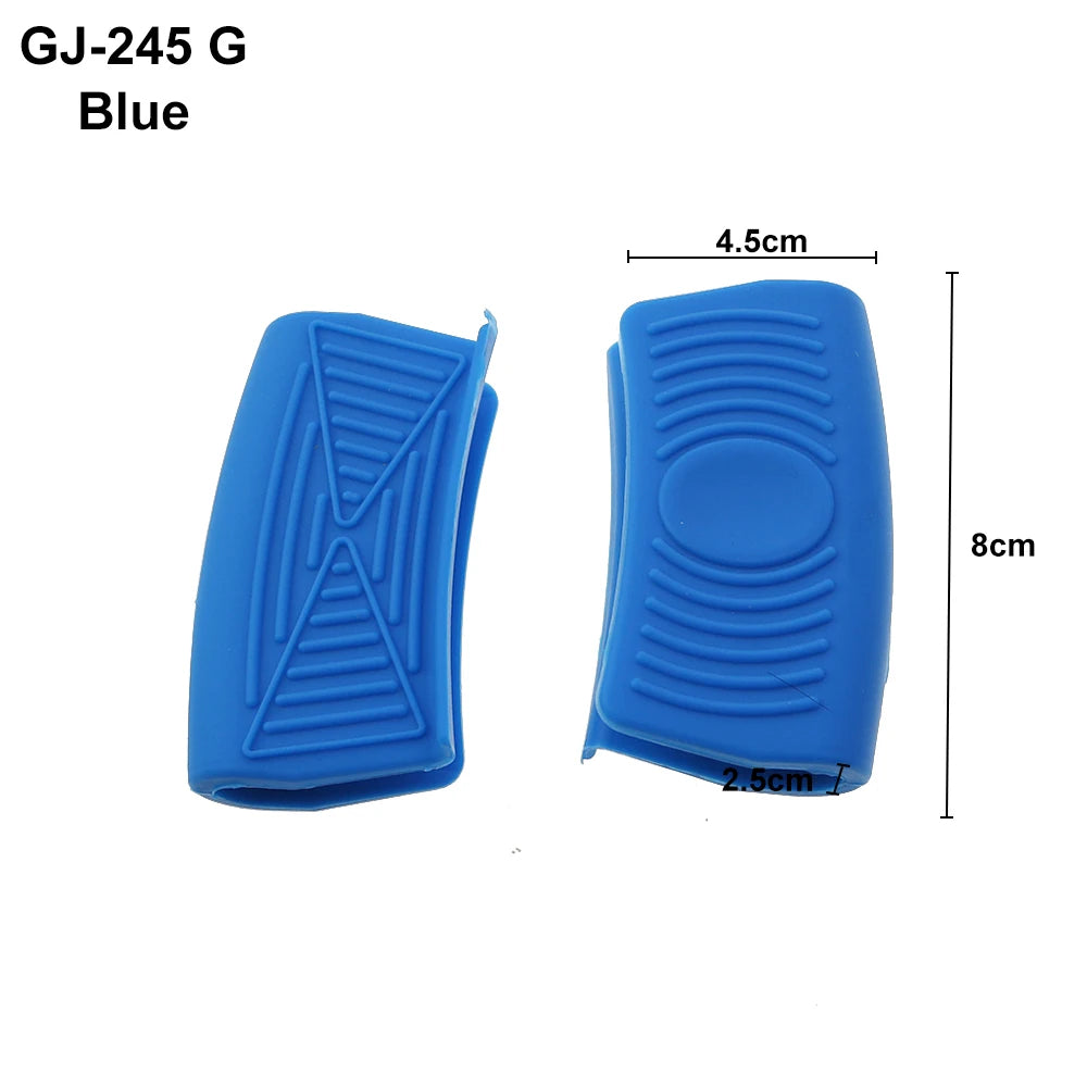 For Better Life 1 Pairs Grip Soft Silicone Pot Holder Sleeve Glove Pan Handle Cover Heat-Resistant Non-Slip Insulation Tools