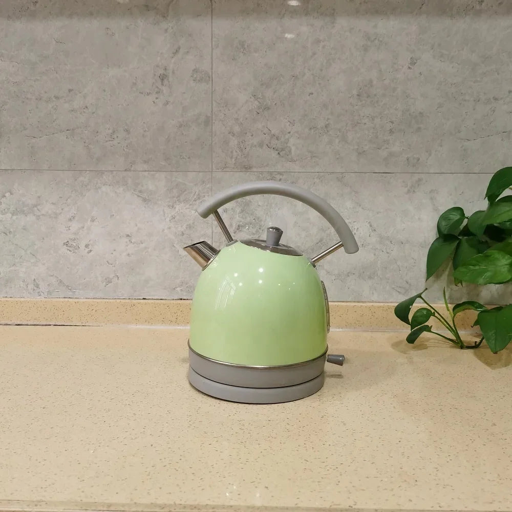 Ss Home Kitchen Appliances 2 Pieces Retro Fashion Smart Toaster Multifunctional Toaster and Kettle Breakfast Set