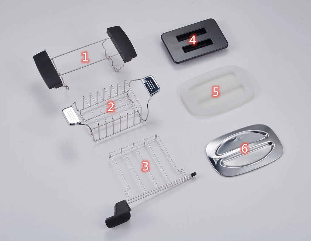 Coffee machine home appliance set retro toaster stainless steel electric coffee machine and toaster set