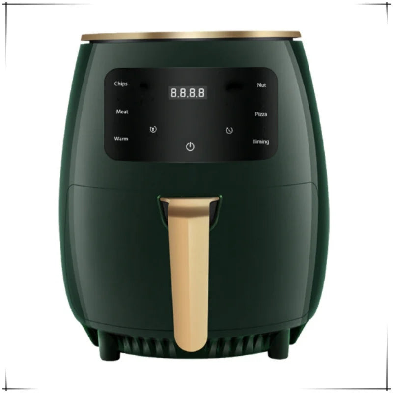 4.5L capacity 1400W high-power multi-directional hot air circulation air fryer household oil-free electric fryer