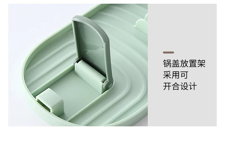 Fashion Design Pot Lid Rack Spatula Rack Integrated Shelf Kitchen Stove Storage Rack Drain Tools ChopsticksSpoonsSub-Rack Holder