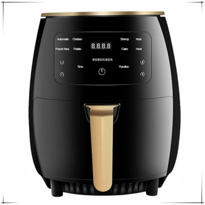 4.5L capacity 1400W high-power multi-directional hot air circulation air fryer household oil-free electric fryer