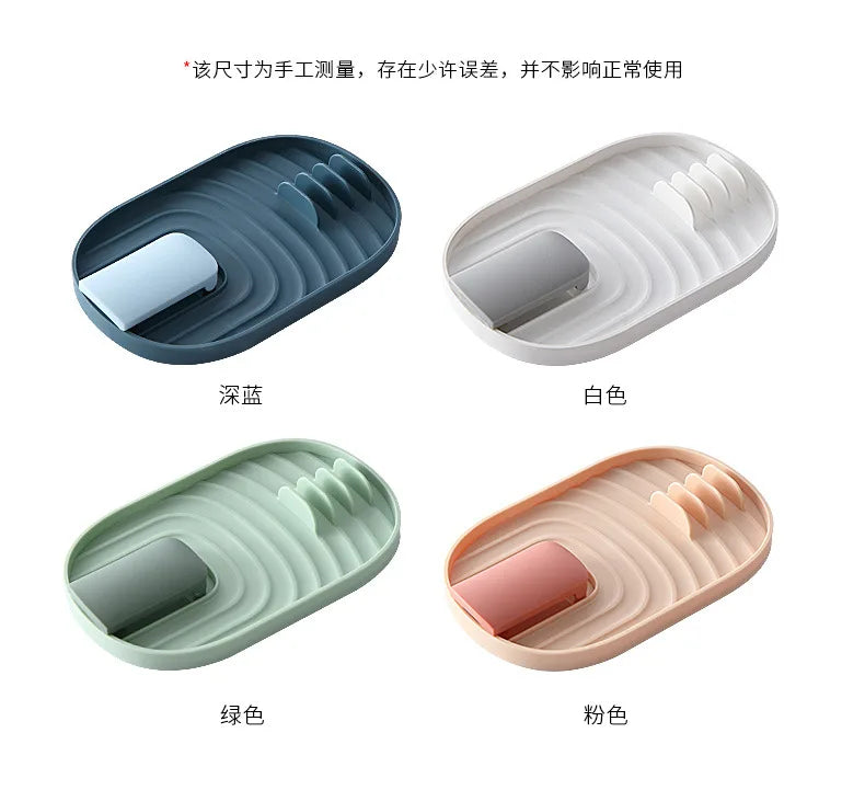 Fashion Design Pot Lid Rack Spatula Rack Integrated Shelf Kitchen Stove Storage Rack Drain Tools ChopsticksSpoonsSub-Rack Holder