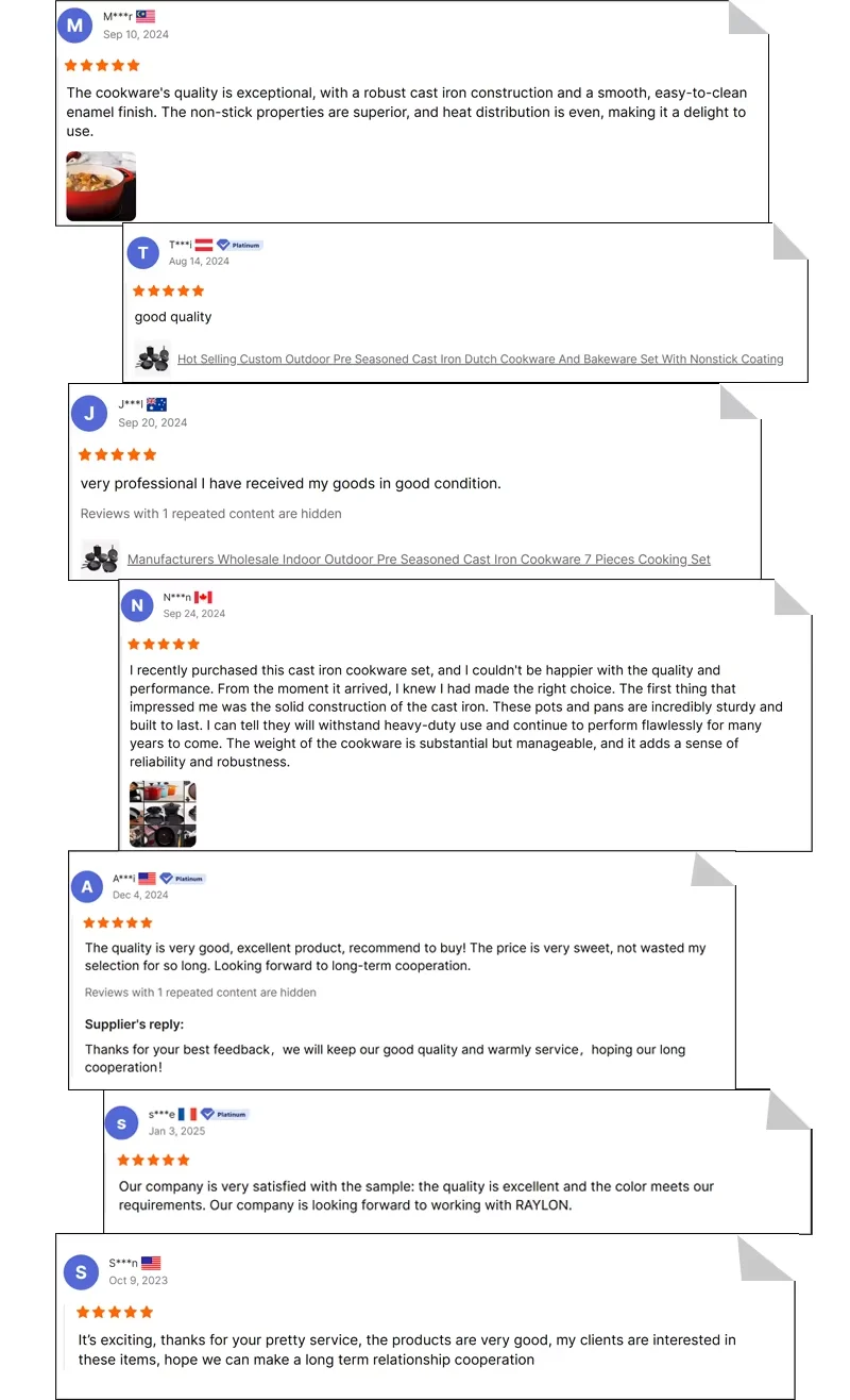 Customized Multi-functional Enamel Cast Iron Cookware Set Non-stick 7-piece Set Large-capacity Frying Pan Soup Pot Steak Pot Set