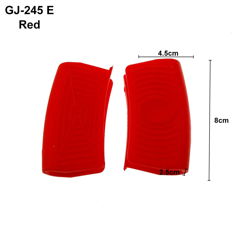 For Better Life 1 Pairs Grip Soft Silicone Pot Holder Sleeve Glove Pan Handle Cover Heat-Resistant Non-Slip Insulation Tools