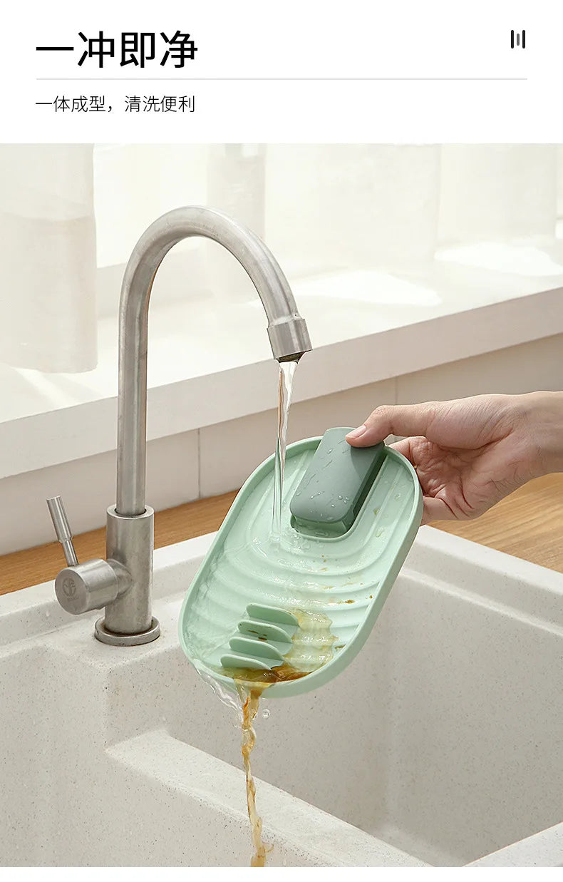 Fashion Design Pot Lid Rack Spatula Rack Integrated Shelf Kitchen Stove Storage Rack Drain Tools ChopsticksSpoonsSub-Rack Holder