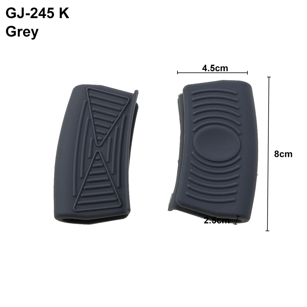 For Better Life 1 Pairs Grip Soft Silicone Pot Holder Sleeve Glove Pan Handle Cover Heat-Resistant Non-Slip Insulation Tools