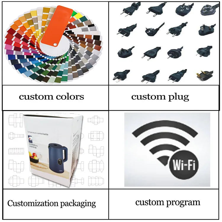 Vintage Toaster and Kettle Kitchenware Set Coffee Machine Stainless Steel Electric Kettle and Toaster Set